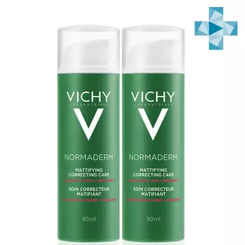 Vichy Набор "Матирующий уход против несовершенств, 2 х 50 мл" (Vichy, Normaderm)