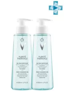 Vichy Комплект Очищающий освежающий гель, 2 шт. по 200 мл (Vichy, Purete Thermal)