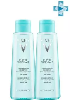 Vichy Комплект Пюрте Термаль Совершенствующий тоник, 2 шт. по 200 мл (Vichy, Purete Thermal)