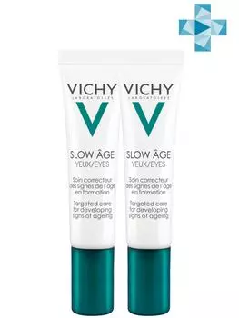 Vichy Комплект Слоу Аж Укрепляющий крем для глаз, 2 шт. по 15 мл (Vichy, Slow Age)