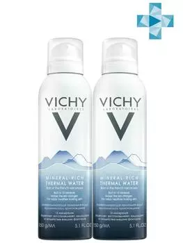 Vichy Комплект Термальная Вода Vichy Спа, 2 шт. по 150 мл (Vichy, Thermal Water Vichy)