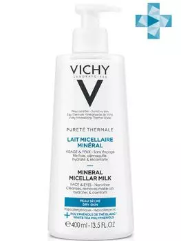 Vichy Мицеллярное молочко с минералами для сухой и нормальной кожи 400 мл (Vichy, Purete Thermal)