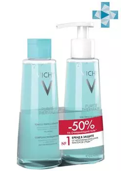 Vichy Набор Совершенствующий тоник 200 мл + Освежающий гель 200 мл (Vichy, Purete Thermal)