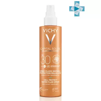 Vichy Солнцезащитный увлажняющий спрей SPF 30, 200 мл (Vichy, Capital Ideal Soleil)