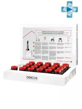 Vichy Средство против выпадения волос для женщин Intensive 5, 21 монодоза (Vichy, Dercos Aminexil)