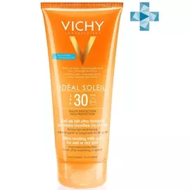 Vichy Тающая эмульсия с технологией нанесения на влажную кожу SPF30, 200 мл (Vichy, Capital Ideal Soleil)
