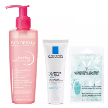 Beauty сеты Мульбрендовый набор для ухода за чувствительной кожей №1 (Beauty сеты, )