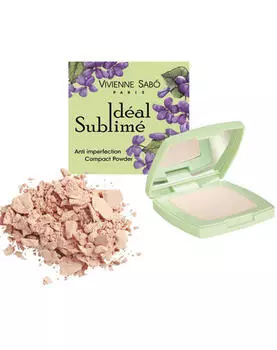 Vivienne sabo Poudre compacte anti-imperfections Компактная пудра против изъянов кожи, тон A1 (Vivienne sabo, Лицо)