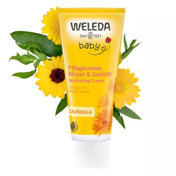 Weleda Детский крем с календулой 75 мл (Weleda, Детская серия с календулой)