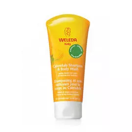 Weleda Детский шампунь-гель с календулой для волос и тела 200 мл (Weleda, Детская серия с календулой)