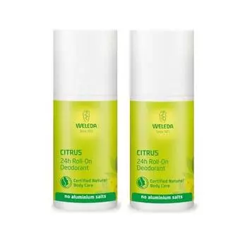 Weleda Комплект Цитрусовый дезодорант 24 часа Roll-On 2х50 мл (Weleda, Цитрусовая линия)