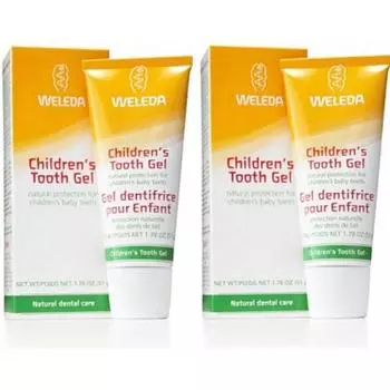 Weleda Комплект Детская зубная паста-гель 2х50 мл (Weleda, Уход за полостью рта)