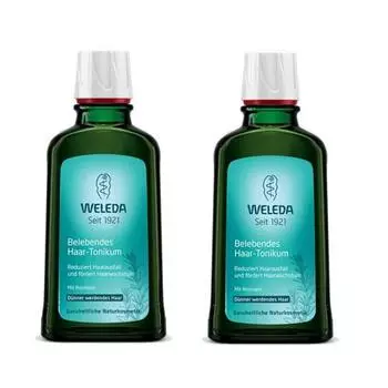 Weleda Комплект Укрепляющее средство для роста волос с розмарином, 2х100 мл (Weleda, Линия для волос)