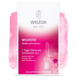 Weleda Разглаживающий концентрат с маслом розы москета, 7 х 0,8 мл (Weleda, Розовая линия)