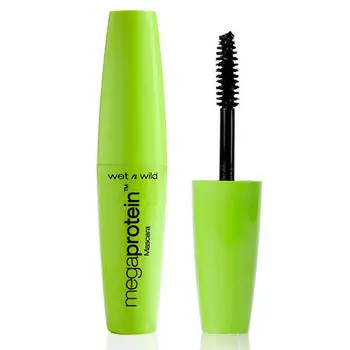 Wet-N-Wild Тушь для ресниц Mega Protein Waterproof Mascara,тон e1531 very black, 8 мл (Wet-N-Wild, Глаза)