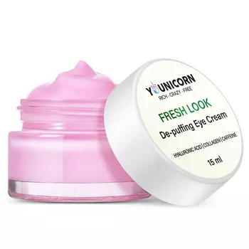 Younicorn Крем-сыворотка для увлажнения и тонуса кожи вокруг глаз Fresh Look, 15 мл (Younicorn, )