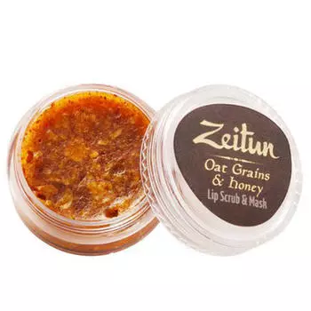 Zeitun Скраб для губ с гранулами овса, 20мл (Zeitun, Для лица)