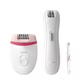 Набор: Эпилятор Philips Satinelle BRP506, мини-эпилятор и пинцет