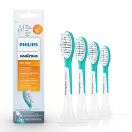 Насадки для зубной щетки для детей Philips Sonicare For Kids HX6044/33 для детей 7+, для бережного очищения зубной эмали, 4 шт