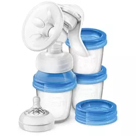 Ручной молокоотсос Philips Avent серии Natural c контейнерами SCF330/13