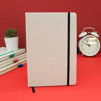 Блокнот A5 'Cloth' (разные цвета) / Черный