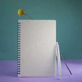 Блокнот А5 'Wheat' (разные цвета) / Бежевый