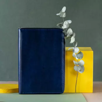 Блокнот с RFID защитой 'For business' (разные цвета) / Синий