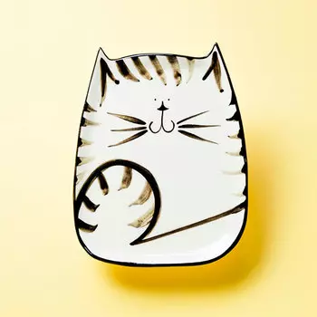 Блюдо ручной работы 'Котейка'