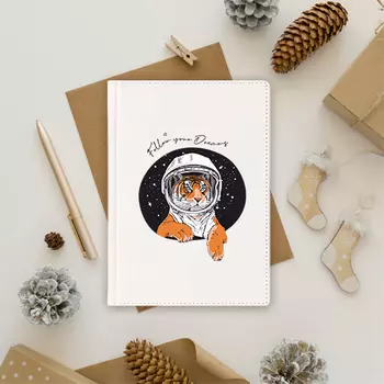 Ежедневник 'Follow dreams' (разные цвета) / Белый