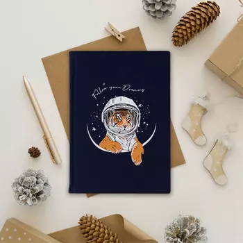 Ежедневник 'Follow dreams' (разные цвета) / Тёмно-синий