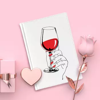 Ежедневник 'Glass of wine'