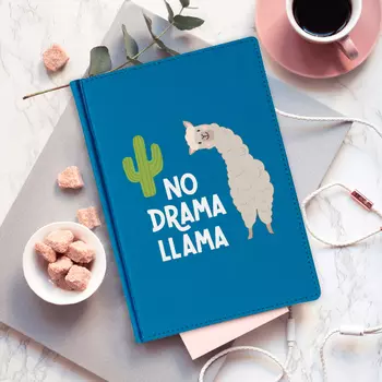 Ежедневник 'Лама' (разные цвета) / Синий