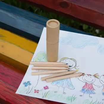 Набор цветных карандашей 'Tube', 6 шт