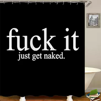 Шторка для ванны 'Just get naked'