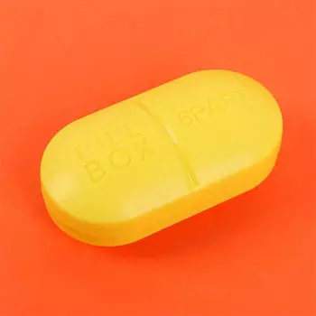 Таблетница 'Pill' (разные цвета) / Желтый