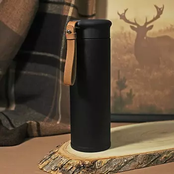 Термос вакуумный 'Engage' (разные цвета) / Черный