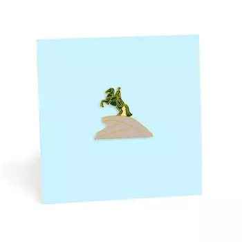 Значок 'Санкт-Петербург' - Медный всадник