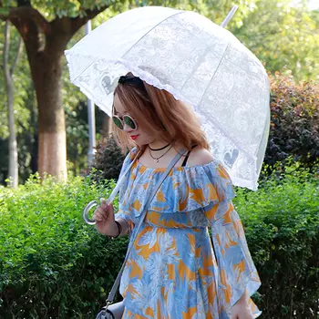 Зонт 'Lace umbrella' (разные цвета) / Белый