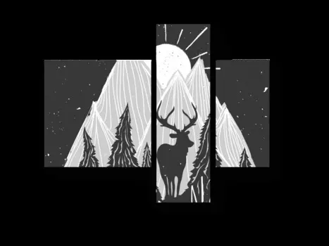 Модульная картина Picsis