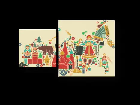 Модульная картина Picsis