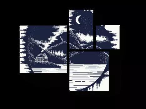 Модульная картина Picsis