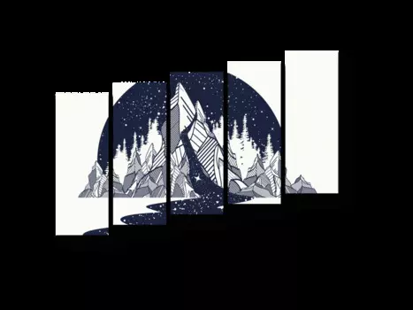 Модульная картина Picsis