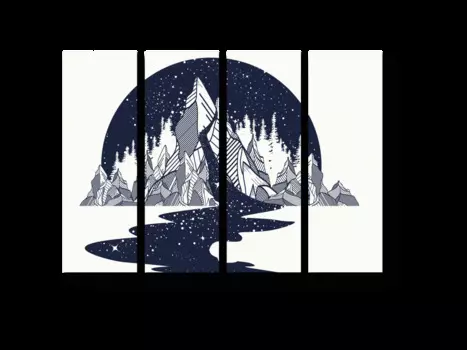 Модульная картина Picsis