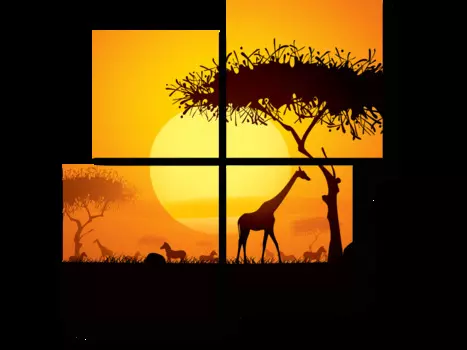 Модульная картина Picsis