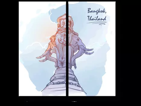 Модульная картина Picsis