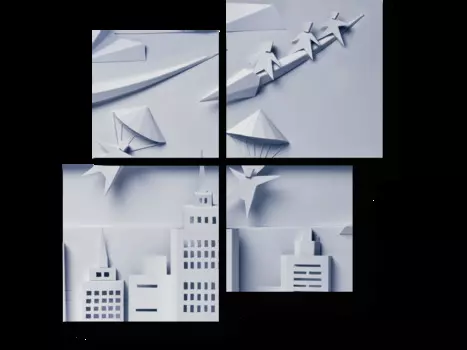 Модульная картина Picsis