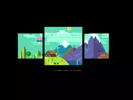 Модульная картина Picsis