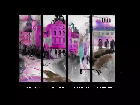 Модульная картина Picsis