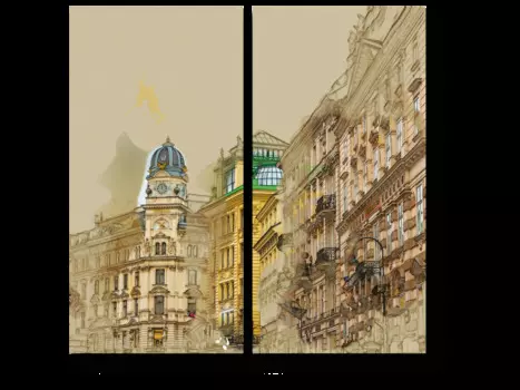 Модульная картина Picsis