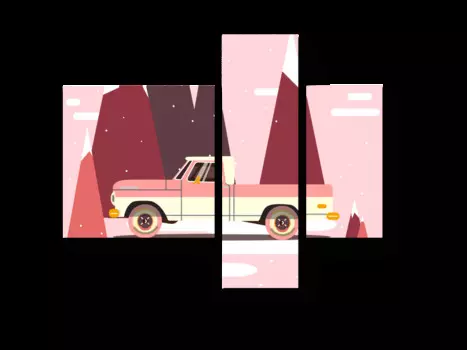 Модульная картина Picsis